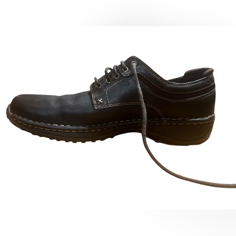 Men's Red Wing Leather Stitched Detail Lace Up Semi-Dress Shoes